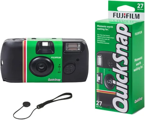 Vista 4 de Fujifilm QuickSnap Flash 400 - Cámara de 1.378 in de uso único con flash (paquete de 3)