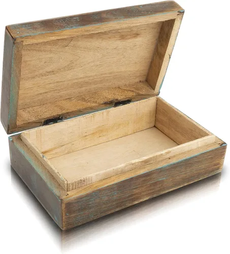 Vista 6 de Gran regalo de cumpleaños, caja de joyería decorativa de madera hecha a mano, organizador de joyas tallado en árbol de la vida, caja de recuerdos