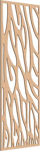 Vista 162 de 9 3/8"W x 24 3/8"H x 1/4"T Bristol Decorativos Paneles de Pared de Madera Calado, Cereza