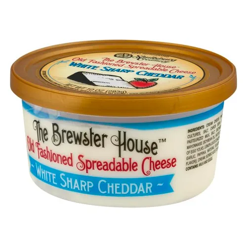 Vista 6 de Brewster House - Crema de queso cheddar blanco afilado - 10 oz.