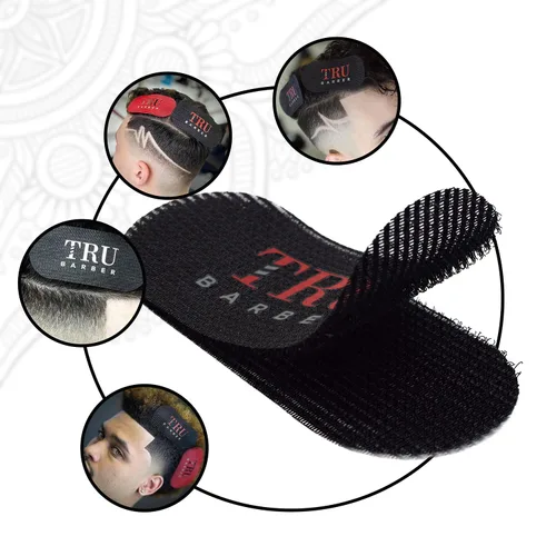 Vista 7 de TRU BARBER HAIR GRIPPERS ® 2 COLORS PAQUETE PAQUETE DE 4 PIEZAS PARA HOMBRE Y MUJER - Salón y Barbero, Pinzas para el cabello para peinar, Agarres