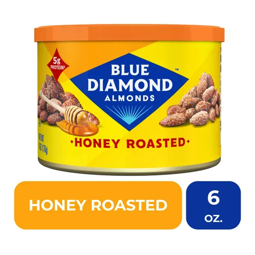 Vista 3 de Blue Diamond Almendras con miel tostada, 6 onzas
