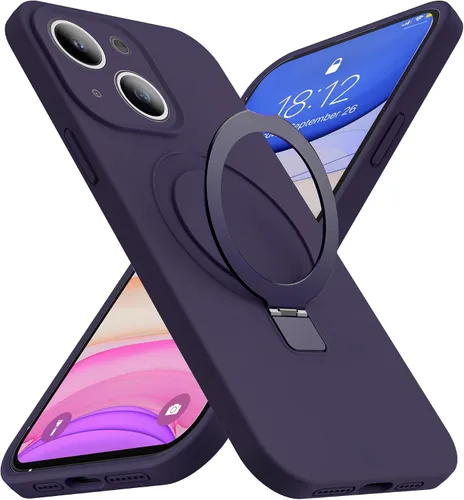Vista 29 de Funda diseñada para iPhone 11 con soporte magnético invisible Compatible con Mag-Safe, a prueba de caídas de grado militar, a prueba de golpes