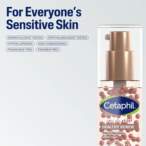Vista 13 de Cetaphil Healthy Renew - Suero facial antienvejecimiento de 1 oz, suero alternativo al retinol para cara con niacinamida y péptidos, cuidado