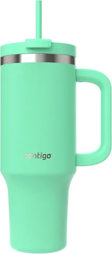Vista 18 de Contigo Streeterville 30 onzas Vaso, Acero Inoxidable con Aislamiento al Vacío, Resistente a Fugas, Mantiene el Frío durante 29 Horas, Cabe