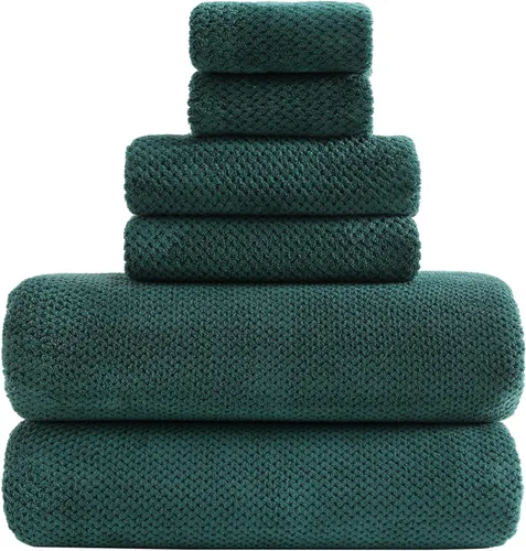 Vista 14 de YTYC Toallas, toallas de baño extra grandes de 29 x 59 pulgadas para baño, toallas de ducha súper suaves de secado rápido, peso ligero, microfibra