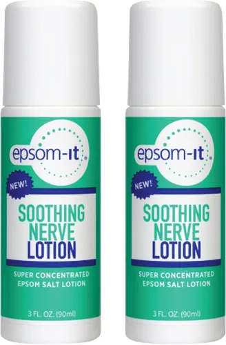Vista 11 de Epsom-It Loción Calmante para Nervios - Loción Roll On de Sal de Epsom con Magnesio, Crema Tópica de Magnesio con Capsaicina y Árnica para Músculos