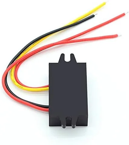 Vista 5 de Magnolian Paquete de 2 fuentes de alimentación de pantalla LED de coche 12V a 5V 3A DC/DC Buck convertidor módulo