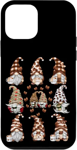 Vista 16 de Novelty Coffee Graphic For Women And Men Funny Gnome Case for iPhone 16
