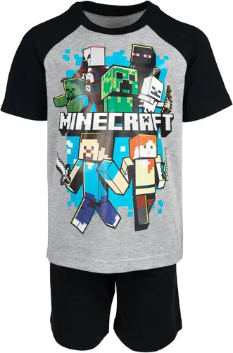 Vista 5 de Minecraft Conjunto de pantalones cortos de rizo francés para niños