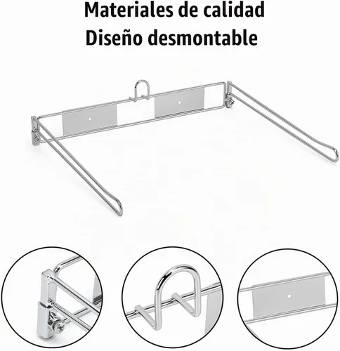 Vista 5 de YeeBeny Estante para bolsas de camisetas - Soporte para bolsas de plástico colgante