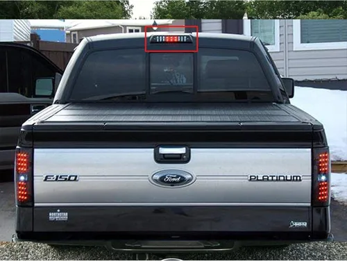 Vista 5 de x xotic tech Reemplazo de la lámpara de la tercera luz de carga de freno para techo de cabina trasera, compatible con Ford F-150 2015-up, F250 F350
