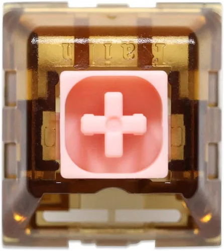 Vista 5 de KPREPUBLIC Kailh Coco Pink Box V2 Switch RGB SMD Lineal 1.76 oz Interruptores para teclado mecánico mx vástago 5pin PC rosa POM (CocoPink S x110)
