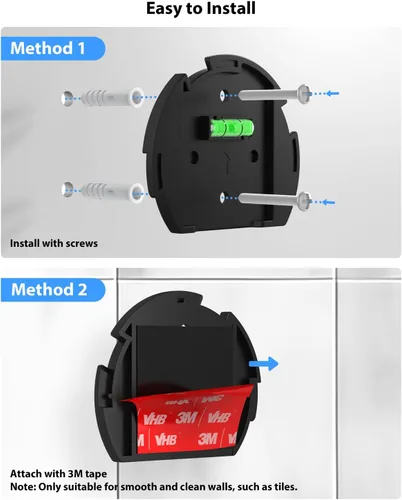 Vista 5 de Maxonar Soporte de pared Pop Dos formas de instalar almacenamiento