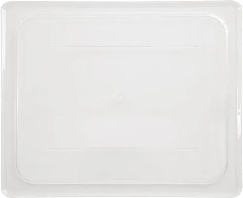 Vista 3 de Cambro 20CWC135 Camwear - Cubierta para bandeja de alimentos de 1/2 tamaño plano, transparente, caja de 6