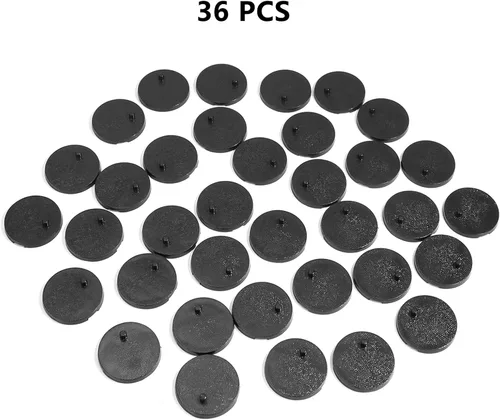 Vista 4 de SIXPOINTS 36 piezas de base redonda de plástico negro para figuras, soportes de soporte de 6 pulgadas compatibles con figuras de juguete 1/12 Marvel