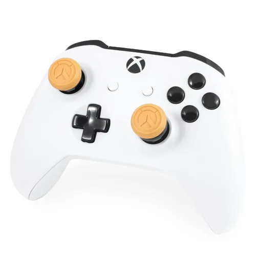 Vista 2 de KontrolFreek Overwatch for Xbox One Controller Performance Thumbsticks 1 High-Rise Convex, 1 Mid-Rise Convex Orange