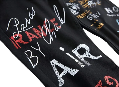Vista 12 de Enrica Pantalones vaqueros estampados casuales para hombre