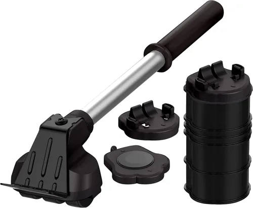 Vista 2 de Elevador de muebles resistente con 4 deslizadores para un movimiento fácil y seguro, rodillo para electrodomésticos adecuado para sofás, sofás cama