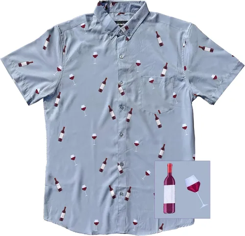Vista 97 de Molokai Surf - Camisas hawaianas de manga corta con botones y corte ajustado