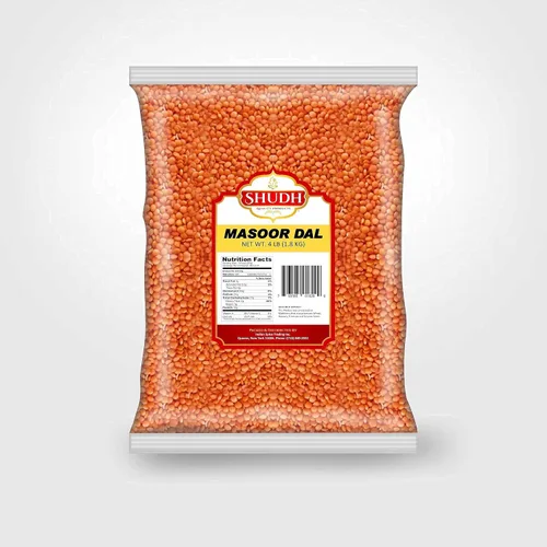 Vista 3 de Masoor Dal / Lentejas rojas divididas - 4lb