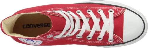 Vista 8 de Converse Chuck Taylor All Star High Top, 8.5 Hombres 10.5 Mujeres, Rojo, Rojo