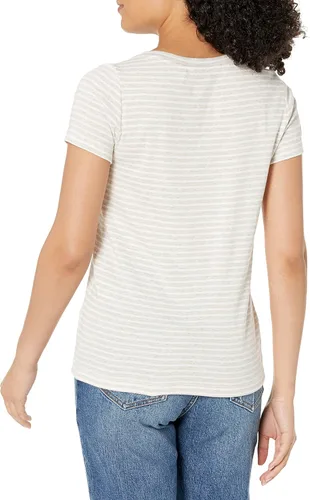 Vista 2 de vineyard vines Camiseta simple de manga corta con cuello en V