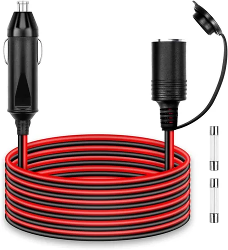 Vista 3 de ALITOVE Convertidor de CA a CC de 110 V a 12 V 20.8 A 250 W con enchufe para encendedor de cigarrillos de automóvil y cable de extensión