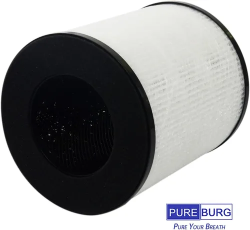 Vista 2 de PUREBURG Filtro de repuesto compatible con Tredy TD-1300, Tenergy Renair, Cool-Living CL-6070A, purificador de aire BEABA HEPA, carbón activado HEPA