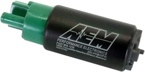 Vista 2 de AEM Bomba de combustible en tanque de alto flujo compatible con E85 50-1220 (340lph)