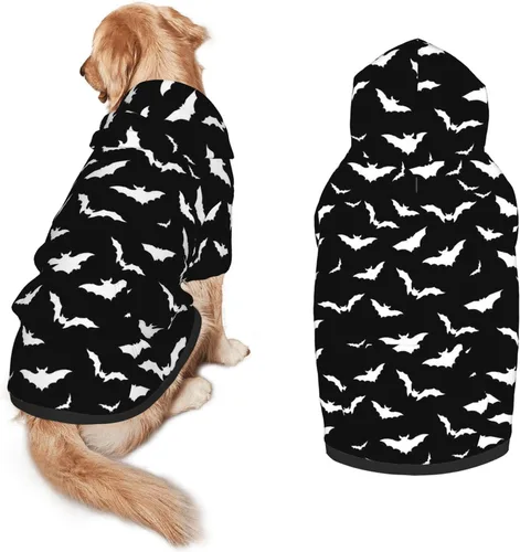 Vista 9 de Disfraz de perro de Halloween, sudadera con capucha con estampado de fantasma de calabaza para invierno, Halloween, cosplay, suéteres con capucha