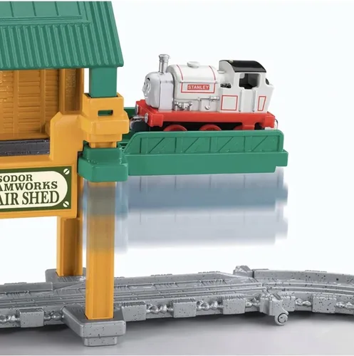 Vista 5 de Thomas The Train: Cobertizo de reparación Take-n-Play Sodor Steamworks