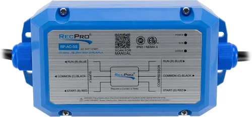 Vista 2 de RecPro RV AC Soft Starter Reduce el arranque de corriente en un 75% Arranque silencioso Indicadores de falla LED Resistente al clima IP65