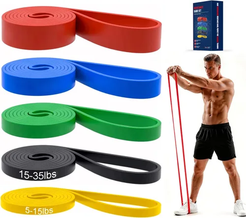Vista 10 de Pull Up Bands, Resistance Bands Set, Exercise Workout Bands for Men & Women, Ideal for Body Stretching, Physical Therapy and Muscle Training
