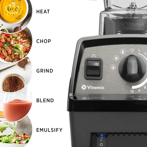 Vista 3 de Vitamix Licuadora Propel 510 con libro de cocina Simply Smoothies, 3 programas preestablecidos de mezcla, grado profesional, contenedor de 48 onzas