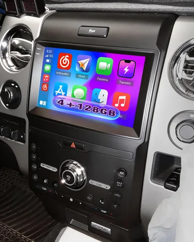 Vista 10 de 2+64G Android 15 Radio de coche para Ford F150 2013 2014 Carplay inalámbrico Android Auto, 9 pulgadas IPS pantalla táctil estéreo del coche