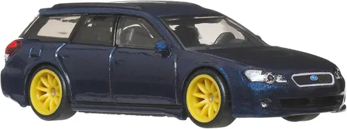 Vista 5 de Hot Wheels Premium Subaru Legacy GT (BP) 1:64 Die-Cast Model Car Car Culture JKF07 Collector's Trolley with Real Riders Tyres, Metal Body and Chassis