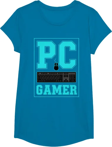 Vista 86 de PC Gamer Gaming Teclado Ratón Esports Computer Fan Camiseta