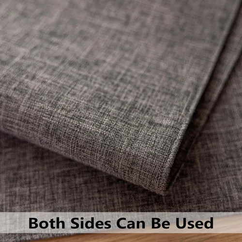Vista 127 de Demetex - Juego de 4 manteles individuales de mesa de estilo rústico, resistentes al calor, de lino, lavables, de tela, manteles individuales