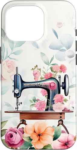 Vista 20 de Funda de costura floral vintage para máquina de coser iPhone 16