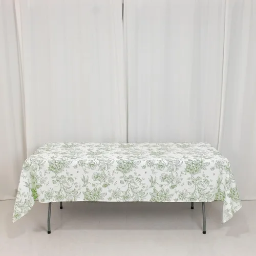 Vista 120 de Efavormart - Mantel rectangular, 60 x 102 pulgadas, resistente a las manchas y a las arrugas, lavable, mantel decorativo oblongo de tela de Amatista