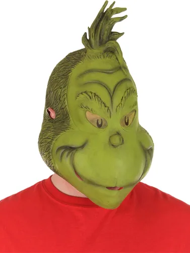 Vista 3 de Máscara completa Dr. Seuss The Grinch Deluxe