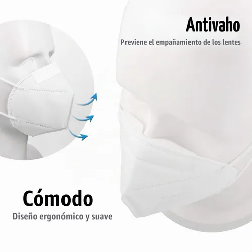 Vista 5 de Bbto - 50 almohadillas de esponja antivaho para puente nasal, almohadillas
