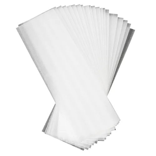 Vista 5 de FRCOLOR Kit de 150 hojas de tinte para el cabello con resaltador de algodón perla, cepillo, cuenco, tiras de papel de aluminio, balayage blanco