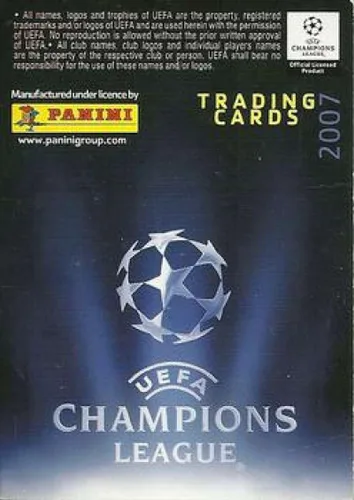Vista 2 de 2007 Panini Champions League #31 Anthony Reveillere Olympique Lyonnais Producto oficial de fútbol en condiciones sin procesar (NM o mejor)