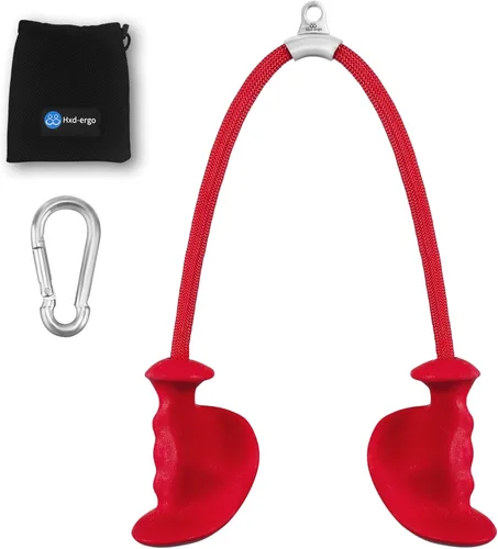 Vista 9 de HXD-ERGO Cuerda de tríceps con asas ergonómicas, cuerda de jalón de tríceps de 36 pulgadas para máquina de cable, sistema de polea, accesorio