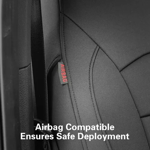 Vista 5 de EKR Fundas de asiento F150 personalizadas para Ford F-150 STX 2024-2026 y F150 XL/XLT 2021-2026 y Lariat 2021-2022 juego completo