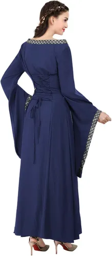 Vista 72 de Kranchungel - Vestidos renacentistas de estilo medieval/irlandés/campesino para mujer; disfraz de hada, para bailes