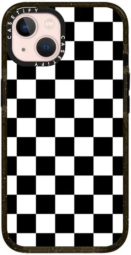 Vista 360 de CASETiFY Funda Impact para iPhone 13 [Protección contra caídas de grado militar 4X de 8.2 pies/Compatible con Magsafe] - #1 Mom - Transparente