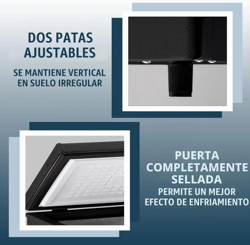 Vista 7 de WANAI - Congelador de pecho pequeño, tamaño compacto y amplia capacidad, máquina de 7 controles de temperatura, bajo ruido, con cesta extraíble